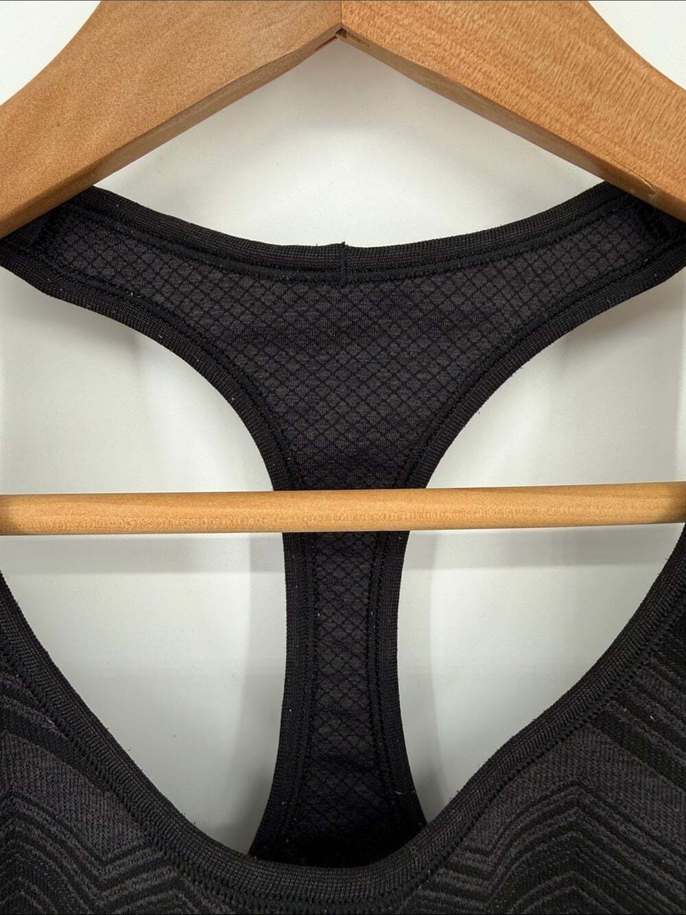 Lululemon Ebb & Flow Racerback Bra Reversible Heathered Black - Picture 12 of 13